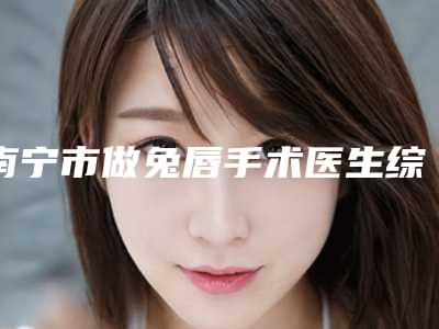 南宁市做兔唇手术医生综合实力前十佳口碑榜哪个便宜又好-黄相医生大牌子资质各方面放心