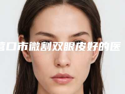 营口市微割双眼皮好的医院(营口华医医疗美容整形诊所公立口碑好)